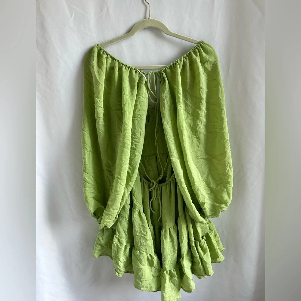 Princess Polly Light Green Sun Dress - Picture 6 of 7